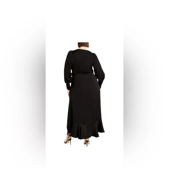 green emerald velvet dress City Chic Plus Size Maxi Brynn at Amazon Women's Clothing store